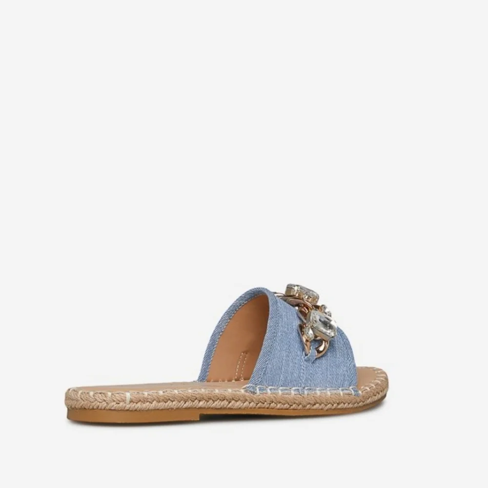 NEW Blue Espadrilles Sandals